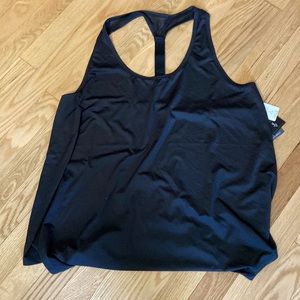 NWT Torrid Active Women’s Racerback Tank Top. Black. Sz. 2